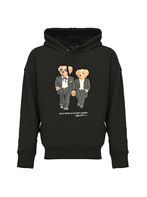 Felpa in cotone con stampa Polo Bear POLO RALPH LAUREN | 710981802001